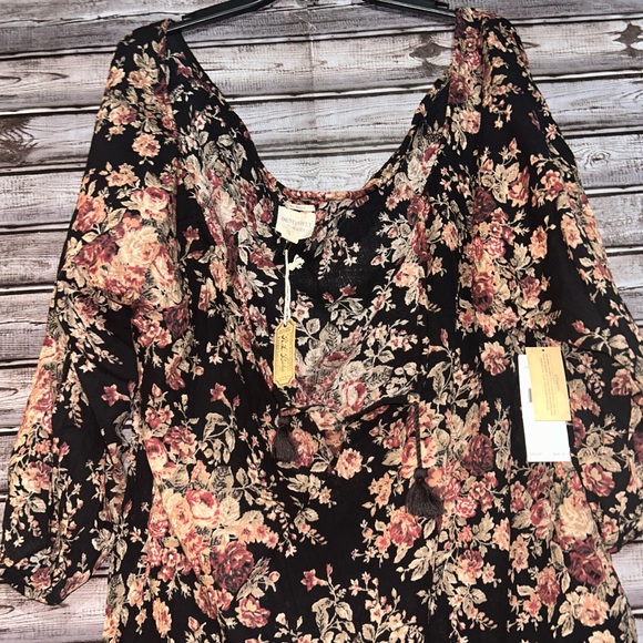 New Ralph Lauren Denim Supply Boho Floral Blouse - Picture 2 of 4